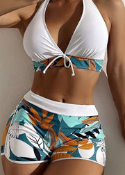 2024 New Dark Green High Waist Bikini Swimwear Set