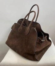 2024 New Brown Large Capacity Capacity Handbag