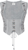 Tauriel Top Limited Edition Silver Pewter Silver Embroidery