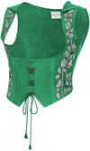 Tauriel Top Limited Edition Emerald Green Silver Embroidery