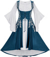 Tauriel Maxi Set Limited Edition Majolica Blue Silver Embroidery