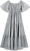 Belle Maxi Chemise Limited Edition Silver Pewter