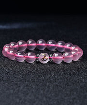 Beautiful Pink Crystal The Twelve Chinese Zodiac Signs Bracelet