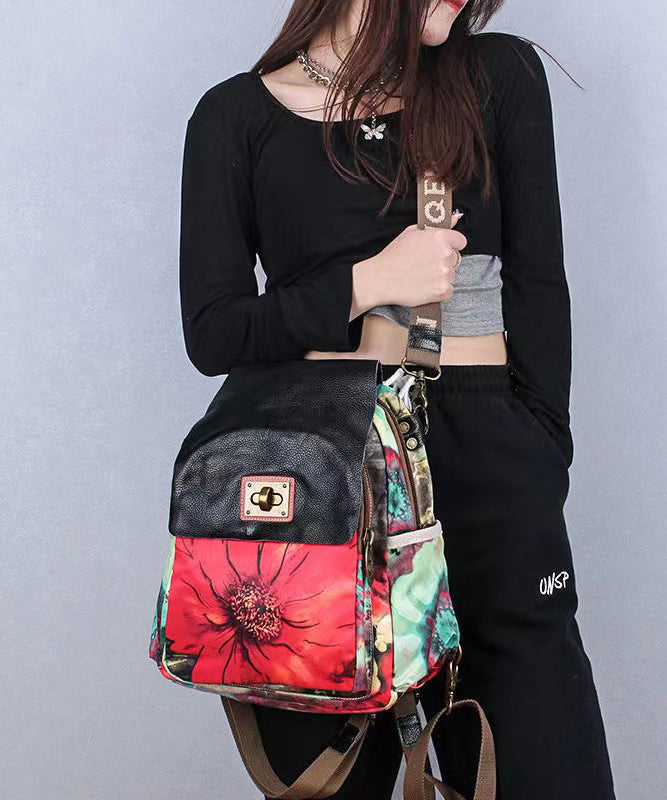 Bohemian Versatile Print Satchel Bag Handbag