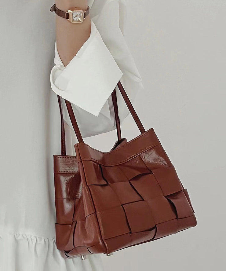 DIY Coffee Wing Faux Leather Satchel Handbag