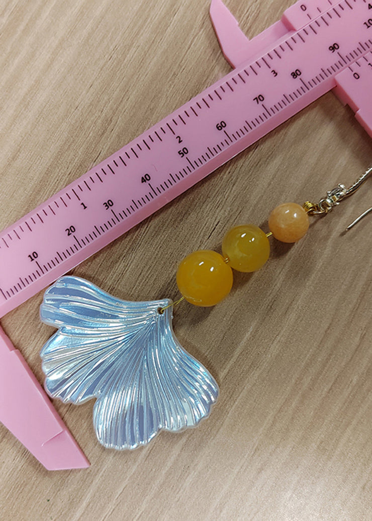 Fine Agate Sector Shell Acrylic Drop Earrings 2024 new style