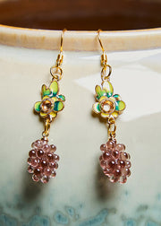 Fine Grades Acrylic Flower Drop Earrings