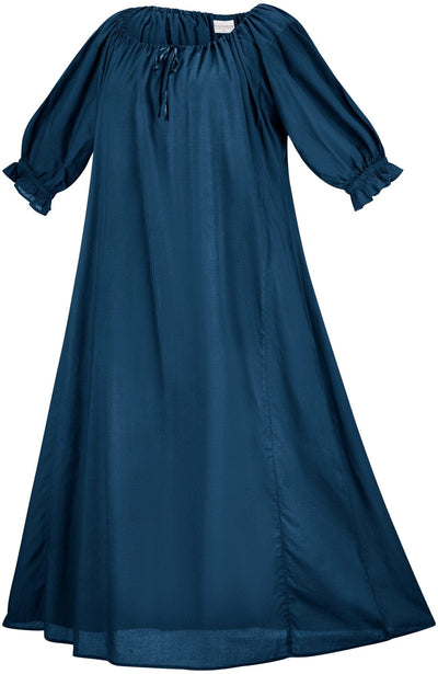 Brigid Maxi Chemise Limited Edition Majolica Blue