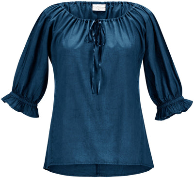 Brigid Tunic Limited Edition Majolica Blue