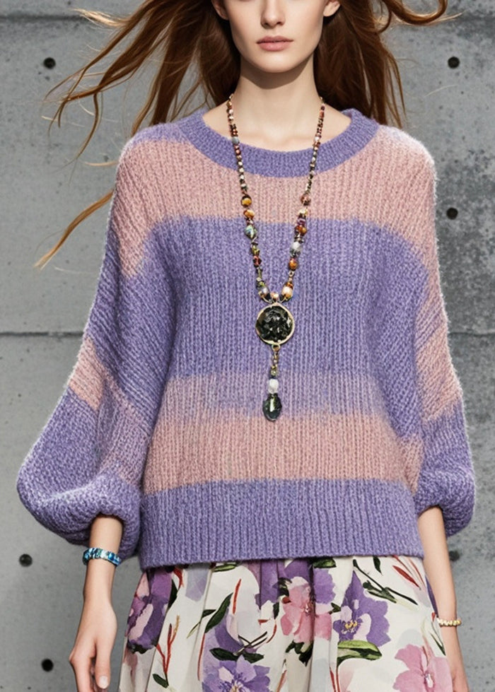 Women Gradient Color Cozy Knit Sweaters Fall