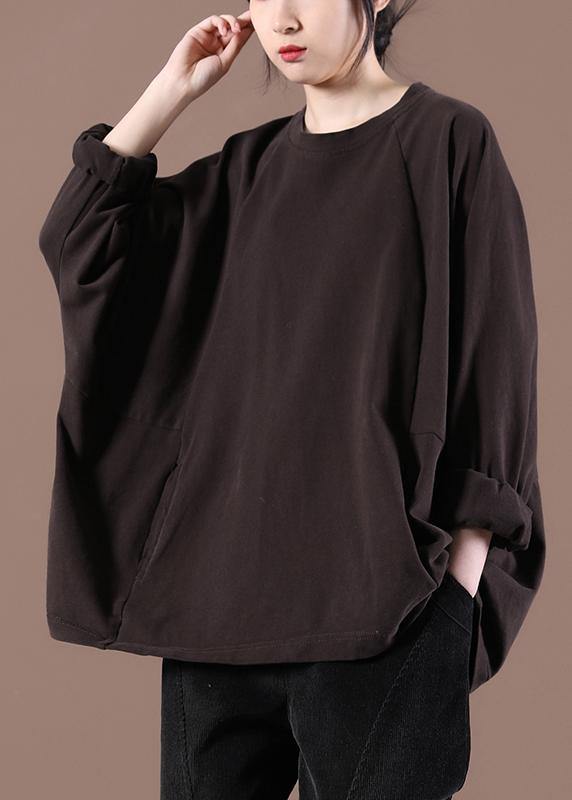 Art Coffee Spring Long Tops - SooLinen