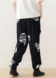 Chic white cotton pants Korea Wardrobes harem pants shift spring pants